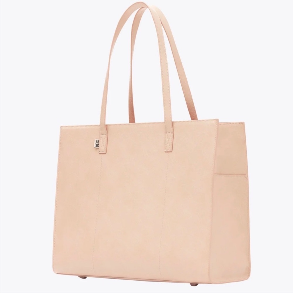 NWT BEIS The large work tote in beige - Picture 2 of 6